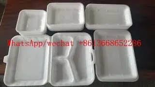disposable ps foam lunch box making machine  2