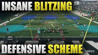 INSTANT PRESSURE DEFENSIVE SCHEME | RIDICULOUS BLITZING SCHEME | Madden 18 Blitz Tips
