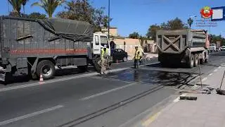 انطلاق أشغال إحداث مكسرات السرعة امام المؤسسات التعليمية و شوارع‏ مدينة تارودانت