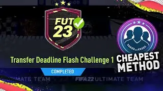 Transfer Deadline Flash Challenge 1 SBC! (Cheapest Solution) - #FIFA22