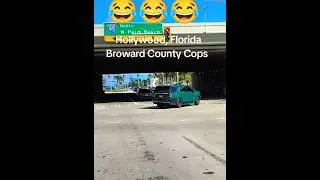 OMG 😱 Broward County Sheriff Office Chasing Stolen Car in Hollywood FL #police #bso #funny #954 #911