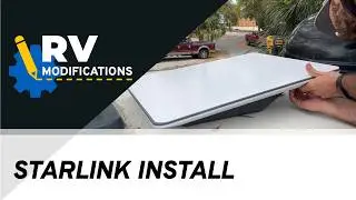 Starlink Flat High Performance Install | RV Modifications