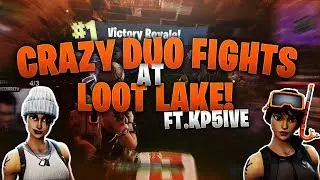 BizarreTV - CRAZY DUO FIGHTS AT LOOT LAKE FT. KP5ive Fortnite Battle Royale Gamplay PC