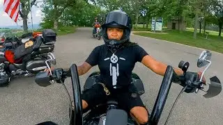 Motorcycle Group Ride In Minnesota! (Part 2) - QUEENSIT Road Glide MOTOVLOG