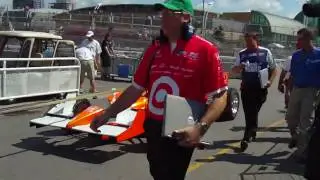 Indycar drivers Mario Moraes and Graham Rahal Honda Indy Toronto www.MOTRface.com