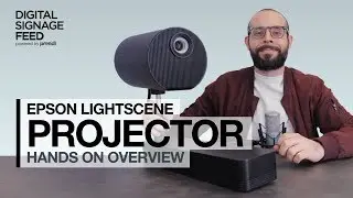 Epson LightScene Projector Review: Digital Signage Feed by Prendi