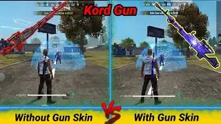 NEW KORD GUN SKIN ATTRIBUTE TEST FREE FIRE - GARENA FREE FIRE