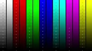 Murideo P3 DCI RGBCMY Test Pattern 8K 60fps