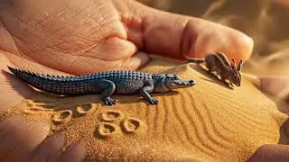 Living Desert in a Human Palm #asmr