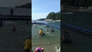 Sunday hot weather lake toba #shorts #video #viral #prapat #danautoba