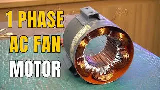 Single Phase AC Fan/Blower Motor 930 RPM Ki Rewinding or Complete Connection