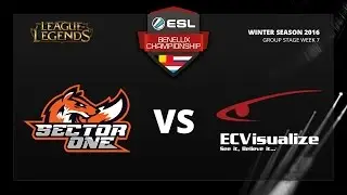 ESL Benelux Championship | Week 7 | Sector One vs ECVisualize