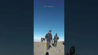 Mount Kilimanjaro Uhuru peak #kilimanjarosafari #africaoutdoors #letsgohiking #mountkilimanjaro