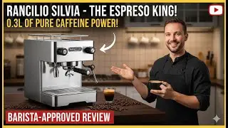 Rancilio Silvia Espresso Machine Review | 0.3L Iron Frame & Stainless Steel Sides |Home Coffee Maker
