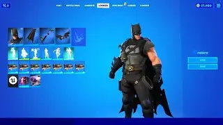 Batman Zero Point Bundle Showcase in Fortnite - Batman Zero Point Skin, Pickaxe, Glider and more
