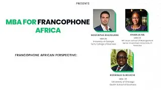 MBA for Francophone Africa