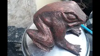 Air Mancur Patung Kodok Dari Semen