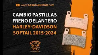 Cambio Pastillas Freno Delantero Harley-Davidson Softail 2015-2024 - Dakota Kustom