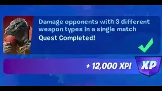 Fortnite - Damage opponents with 3 different weapon types in a single match - Chapter 4 Season 2