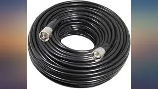 RG8x Coaxial Cable, CB Coax Cable, 50ft RFAdapter UHF PL259 Male to Male Low Loss review