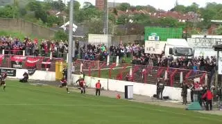 Crusaders first goal Setanta cup final 2012