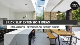 Exposed Brickwork Extension Ideas - How To Use Brick Slips To Create a Feature Wall #shorts