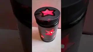 I Built a DIY Magical Night Lamp from waste material  ✨️ # shorts