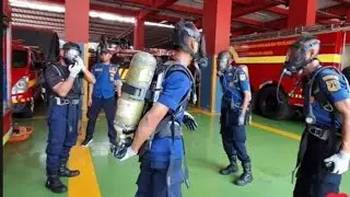 Prosedur Pemakaian SCBA (Self Countain Breathing Aparatus)