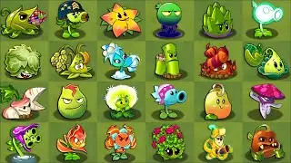 24 Random Premium Plants Power-Up vs All Final Bosses Fight! - PvZ 2 Mod Final Boss