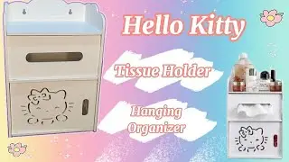 HELLO KITTY TISSUE HOLDER/ORGANIZER | HANGING ORGANIZER