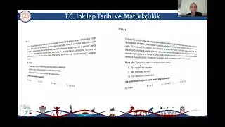 T C  İnkılap Tarihi ve Atatürkçülük Mayıs 2022 MEB Örnek Soru Çözümleri