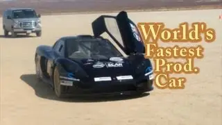 World's Fastesr Production Car.  260 MPH at El Mirage. Nelson Racing Engines. TT SB Chevy.
