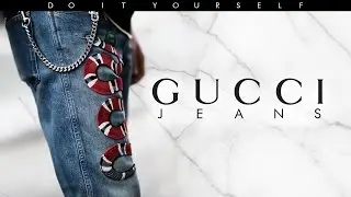 DIY Gucci Jeans - David Tasco 👞 ✨👕