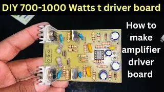 how to make 1000 watt amplifier driver board  #diy  1000 watt amplifier board #2sc5200 #2sa1943