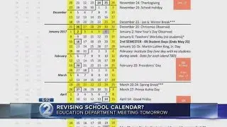 No heat-related changes in DOE's proposed 2016-17 school calendar