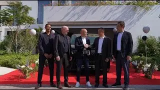 Faraday Future hosted the FX Super One Delivery Ceremony in Dubai for Soccer Legend Andr&eacute;s Iniesta