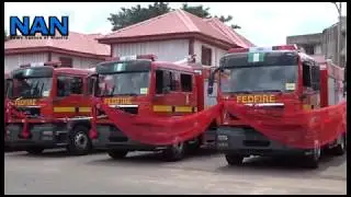 Federal Fire Service inaugurates 12 fire fighting trucks