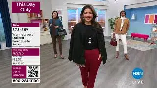 WynneLayers Quilted Faux Suede Jacket