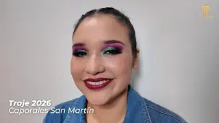 Tutorial maquillaje TRAJE 2026 - Caporales San Mart&iacute;n