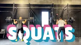 SQUATS |  7 X 1 | 5 Second Tempo | 5 Second pause | 3 X 10 Light Front Squats. 