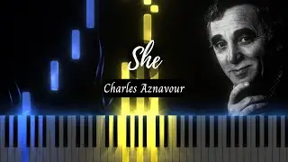 #12 She - Charles Aznavour | Piano Tutorial | 50 Notaneri Girq