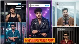 100+ GEMINI AI PROMPTS | ONE CLICK AI PHOTO EDITING | INSTAGRAM PROFILE PHOTO EDITING | NEW PROMPT 💥