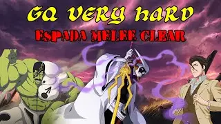 Bleach Brave Soul GQ Very Hard Espada Melee Clear No Bruno ft Aizen Party