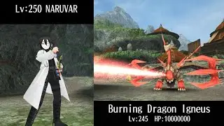 Toram Online - Burning Dragon Igneus Hard (245) Katana Solo (+ Tier 5)