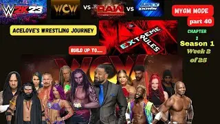 Fresh start, build up to Extreme rules chapter 2. Season 1 week 1 of 25 WWE 2k23; MyGMMode Part 41