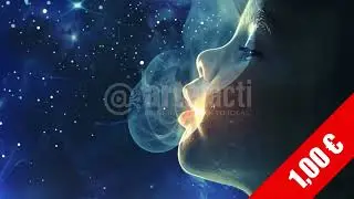 Child Exhaling Smoke in Cosmic Starfield HD Stock Video &ndash; Ethereal Atmosphere