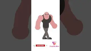 Character animation | Animated Cartoon Character | Adobe After Effects #loop  #loopanimation