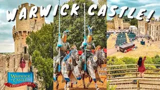 Warwick Castle Review & Vlog 🏰 | Summer Jousting at War of the Roses LIVE 🌹⚔️