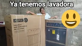 Por fin tenemos lavadora 😊😃