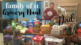 Large Family Grocery Haul || Pandemic Grocery Haul || Family of 11